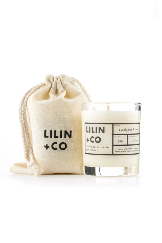 Eucalyptus & Pine Candle (Lilin + Co) 65gm